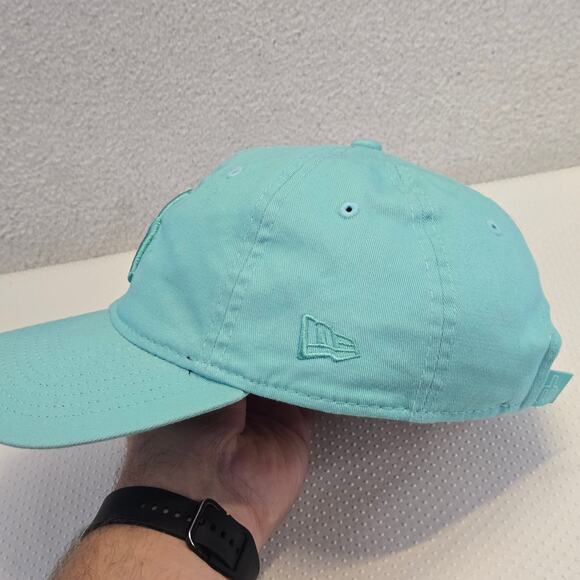 Seattle Mariners Hat Womens One Size New Era 9Twenty Teal Cotton Cap Adjustable - Picture 4 of 9